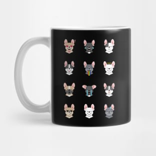 French Bulldog Emoji Mug